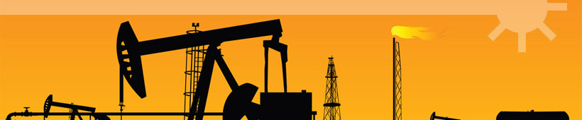 Oil Drilling Sunrise