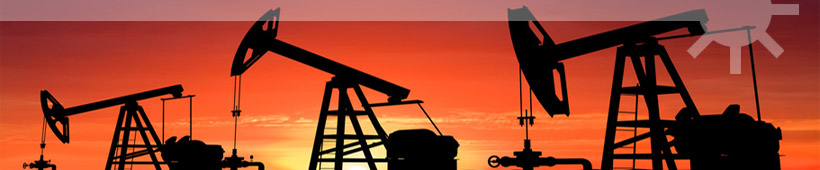 Oil Drilling at sunset